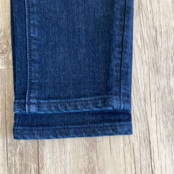 Loft Modern Skinny Button Front High-Rise Dark‎ Wash Jeans NWOT 27 Size 4 - Picture 8 of 14